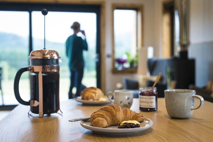 Breakfast at Glenorchy Farm Cabin