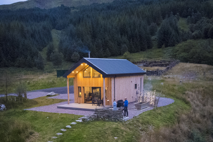 Glenorchy Cabin with a hot tub